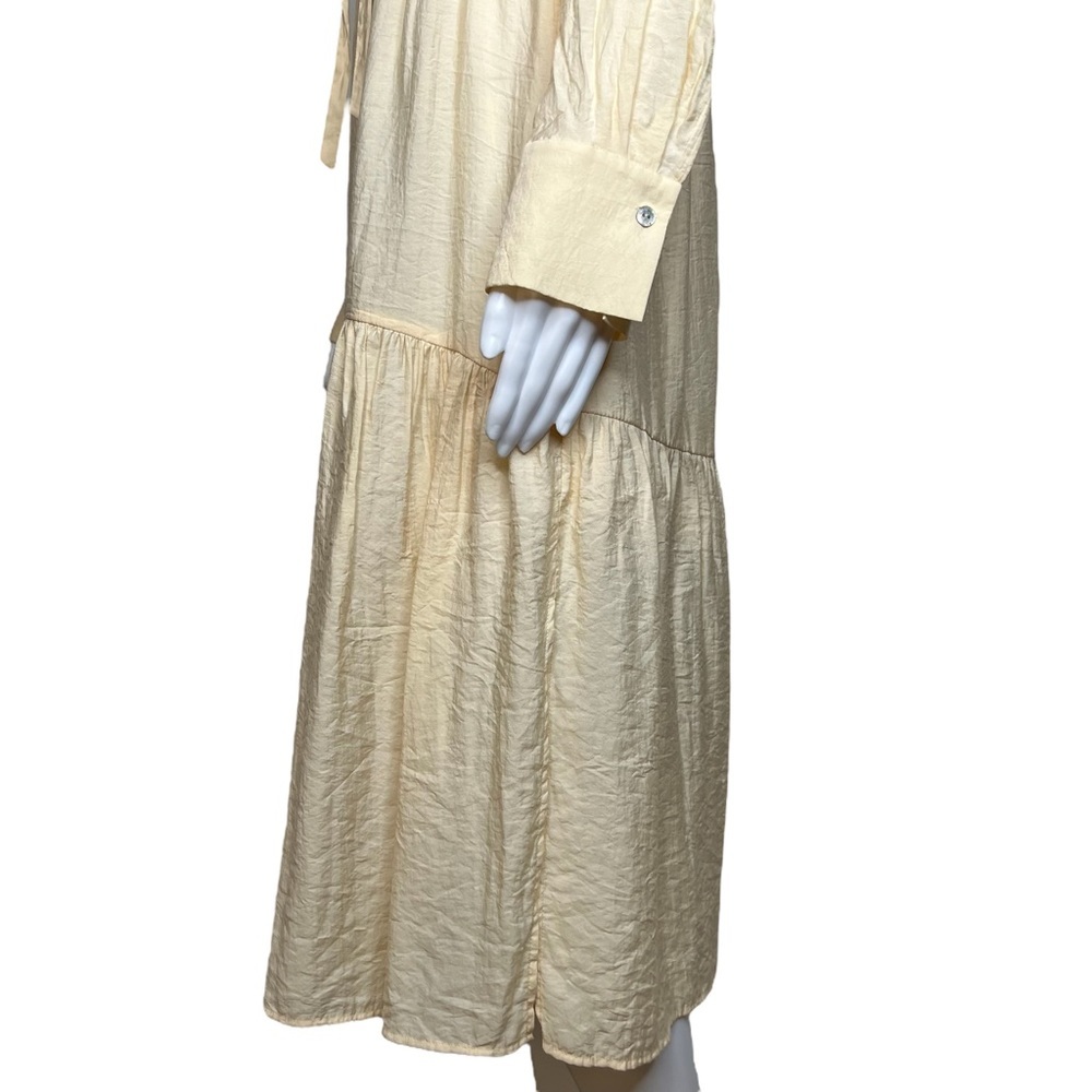 Vince Tiered Long Sleeve Midi Dress XS - Picture 4 of 7